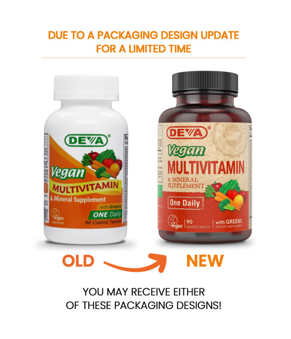 Vegan Multivitamin and Mineral Supplement One Daily
